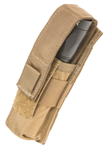 Tacshield (mili 123928 Tacshield T4001CY Suppressor/Light Pouch  Cordura 1000D Nylon Coyote