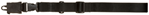 Tacshield (mili 123965 Tacshield T6005BK CQB Sling made of Black Webbing with HK Snap  Hook & Single-Po