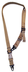 Tacshield (mili 123974 Tacshield T6030CY Warrior 2-in-1 Sling made of Coyote Webbing with HK Snap Hook