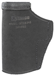124045 Galco STO834B Stow-N-Go Holster IWB Style made of Leather with Black Finish, Met