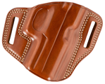 124051 Galco CM822 Combat Master Belt Holster Open Top Pancake Style made of Leather wi