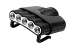 Gsm Outdoors 124107 Cyclops CYC-HC5-W Orion Tilt Cap Light 30 Lumens Green/White LED Black CR2032