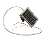 Gsm Outdoors 124120 American Hunter BL1260S Solar Charger  12 Volt Clear