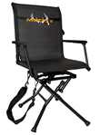 Gsm Outdoors 124227 Muddy MUD-MGS400 Swivel Ease  Ground Seat Black Steel