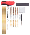 124235 Birchwood Casey RIFCLN-KI Rifle Cleaning Kit Multi-Caliber 21 Pieces