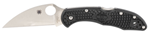 124329 Spyderco C11FPWCBK Delica 4 Lightweight 2.87" Folding Wharncliffe Plain VG-10 SS