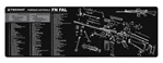 Tekmat 124480 TekMat TEKR36FNFAL FN-FAL Cleaning Mat Black/White Rubber 36" Long FN-FAL Parts