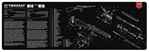Tekmat 124482 TekMat TEKR36M14 M14 Cleaning Mat Black/White Rubber 36" Long Springfield M1A Pa
