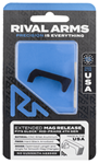 124546 Rival Arms RA72G002A Magazine Release  Extended Black Anodized Aluminum for Gloc
