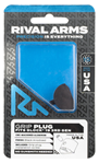 124555 Rival Arms RA75G201A Grip Plug  fits Glock 19 Gen3 Black Hardcoat Anodized Alumi