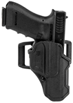 124999 Blackhawk 410768BKR T-Series L2C Black Matte Polymer OWB Glock 43,43x/Kahr PM 9,