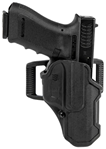 125003 Blackhawk 410700BKR T-Series L2C Black Matte Polymer OWB Glock 17,22,31,34,35,41