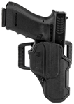 125004 Blackhawk 410700BKL T-Series L2C Black Matte Polymer OWB Glock 17,22,31,34,35,41