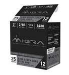 MIGRA AMMUNITION M12S2BB Combinational  12 Gauge 3" 1 1/4 oz 2,BB Shot 25 Bx/ 10