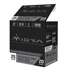 MIGRA AMMUNITION M20S24 Combinational  20 Gauge 3" 1 oz 2,4 Shot 25 Bx/ 10 Cs