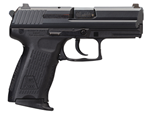 Heckler & Koch  HK 81000051 P2000 V3 SA/DA 40 S&W 3.66" 10+1 Black Black Interchangeable Backstr