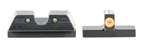 126612 Trijicon 600984 HD XR Night Sight Set 3-Dot Tritium Green with Orange Outline Fr