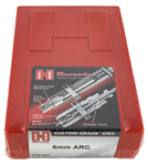 Hornady Mfg Co 126617 Hornady 546251 Custom Grade Series III 2 Die Set 6mm ARC