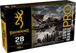 Browning Ammuni 126638 Browning Ammo B192500281 Long Range Pro  28 Nosler 160 gr Sierra MatchKing BTPT