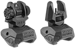 Fab Defense (us 126734 FX-FRBSKIT FAB DEF POLY FLIP-UP SIGHT SET BLK