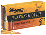 126863 Sig Sauer E6MMCH120 Elite Hunting  6mm Creedmoor 80 gr 20 Bx/ 10 Cs