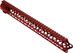 Timber Creek Ou 126976 TIMBER CREEK OUTDOOR INC ME15HGR Enforcer Handguard AR-15 Red Anodized Aluminum