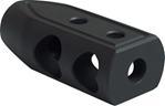 126981 Timber Creek Outdoors 65HBBLC Heart Breaker Muzzle Brake Black Cerakote with 5/8
