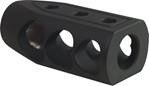 126982 Timber Creek Outdoors 50BEOHBBLC Muzzle Brake  Black Cerakote with 49/64-20 tpi