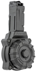 Promag 127439 ProMag DRMA36 Sig  9mm Luger Sig Sauer MPX 30rd Black Drum Polymer