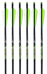 Feradyne Inc 127500 Carbon Express 52140 Piledriver Crossbolt  Black/Green Carbon Fiber Composite 20