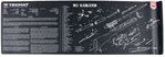 Tekmat 127577 TekMat TEKR36M1GARANDBK M1 Garand Cleaning Mat Black/White Rubber 36" Long M1 Ga