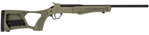 TUFFY Rossi SSP1OD Tuffy Youth 410 Gauge 18.50" 1 Matte Black OD Green Fixed Thumbhole