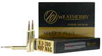 128068 Weatherby R653156EH Select Plus  6.5-300 Wthby Mag 156 gr Berger Extreme Outer L