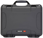 Nanuk (plastica 128125 Nanuk 910-GLOCK7 910 Glock Compatible 2 Up Pistol Case Graphite Resin with Close