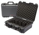 Nanuk (plastica 128126 Nanuk 925-4UP7 925 4 Up Gun Case Waterproof Graphite Resin with Closed-Cell Foam