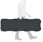 Nanuk (plastica 128135 Nanuk 995-1007 995  Waterproof Graphite Resin  with Foam Padding & Lockable Latc