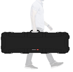Nanuk (plastica 128196 Nanuk 995-1001 995  Black Polymer with Foam Padding, Wheels & Handle 52" L x 14.