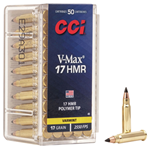 Cci/speer 12820 CCI 0049 17HMR 17 HMR Poly-Tip V-Max 17 GR 50Box/40Case