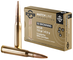 Tr&z Usa Tradin 128265 PPU PPM50 Match  50 BMG 725 gr Full Metal Jacket 5 Bx/ 20 Cs