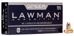 Cci/speer 12846 Speer Ammo 53608 Lawman 380 Automatic Colt Pistol (ACP) 95 GR Total Metal Jacket