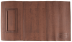 128614 Birchwood Casey 30225 Handgun Service Mat  made of Brown Leather with Integrated