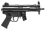 Heckler & Koch  HK 81000482 SP5K PDW 9mm Luger 5.83" (2) 10+1 Black Black Polymer Grip