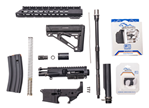 Anderson Mfg  Anderson G2K823A003 AM-15 Complete Kit 5.56x45mm NATO AR Platform Black Hardcoat