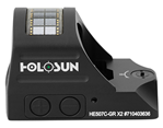 Holosun Technol 128941 Holosun  HE 507C-X2 1x Multi-Reticle Green Black Hardcoat Anodized