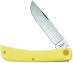 Case & Sons Cut 129052 Case 00032 Sod Buster Jr.  2.80" Folding Skinner Plain Tumble Polish Chrome Vana