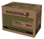 Winchester Ammu 129085 Winchester Ammo WM8551000 USA Green Tip 5.56x45mm NATO 62 gr Full Metal Jacket (