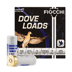 Fiocchi Ammunit 129249 Fiocchi 12DLS17 Dove  12 Gauge 2.75" 1 oz 7 Shot 25 Bx/10 Cs