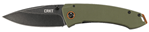 129447 Columbia River 2520 Tuna  3.22" Plain Stonewashed 8Cr13MoV SS G10 Black Handle G