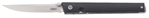 129455 Columbia River 7096 CEO  3.11" Plain Satin 8Cr13MoV SS FRN Black Handle Folding