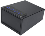 Bulldog Cases 129711 Bulldog BD4030L Magnum LED Quick Vault Access Code/Key Black Steel